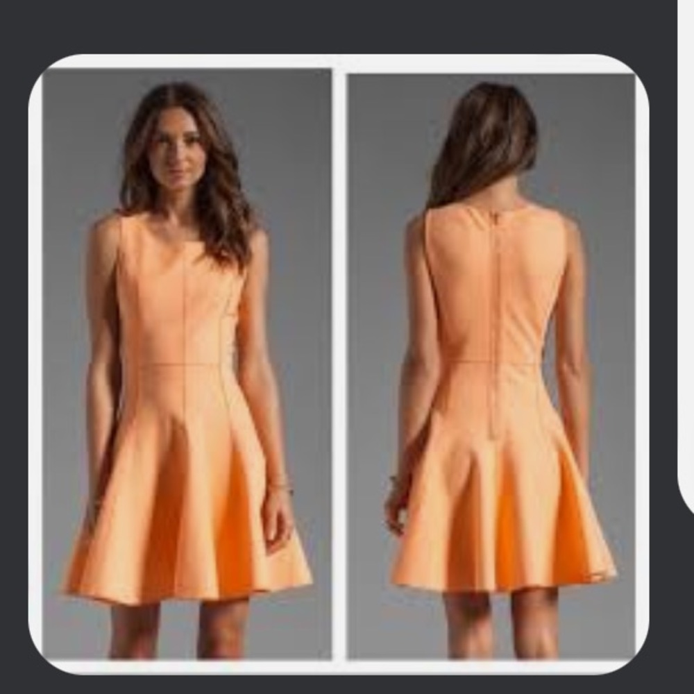 Halston Heritage Nectar Ponte Fit and Flare Dress